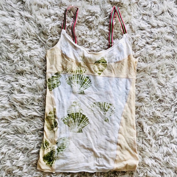 Free People Tops - Free people seashell tank top
